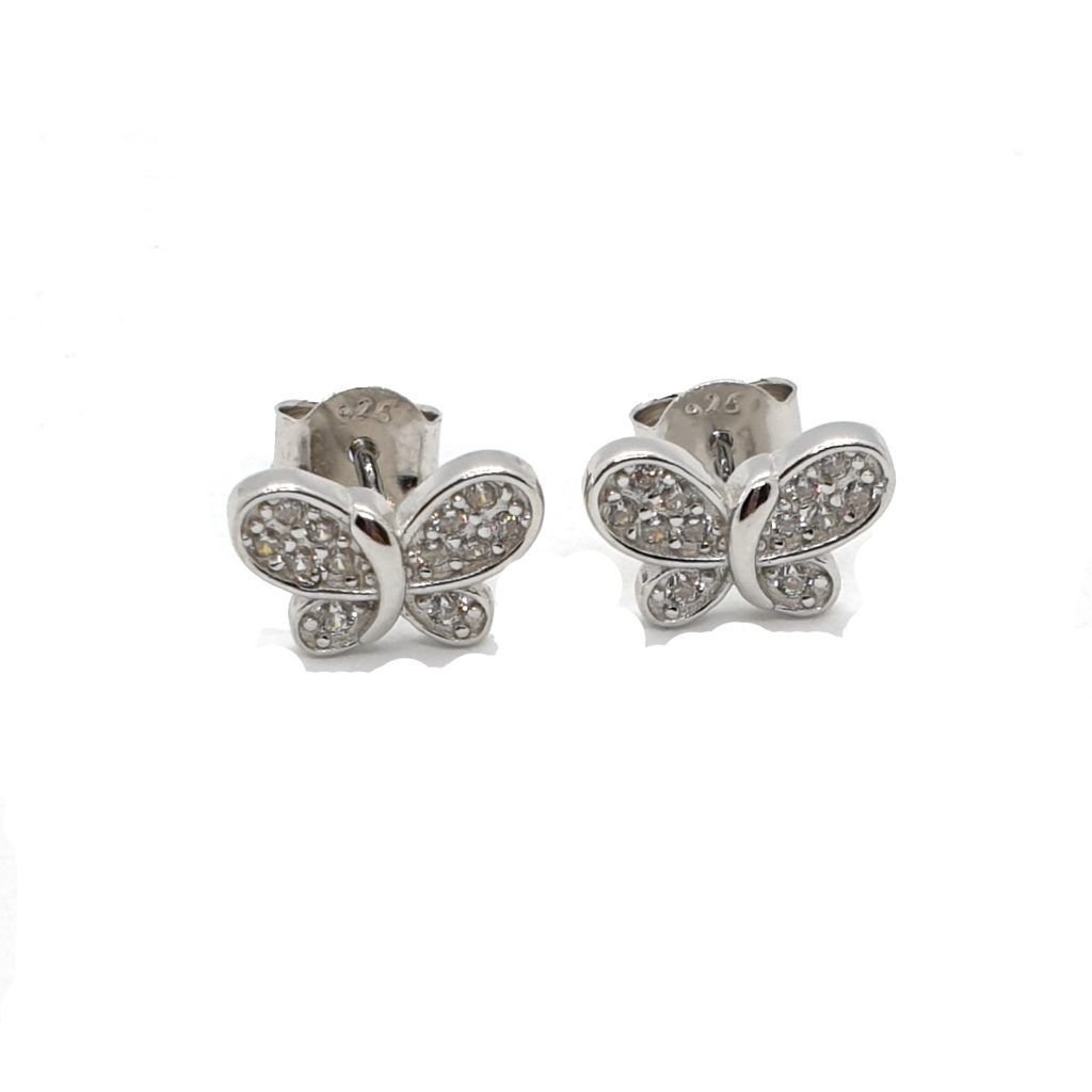 Sale Zirconia Butterfly Earring