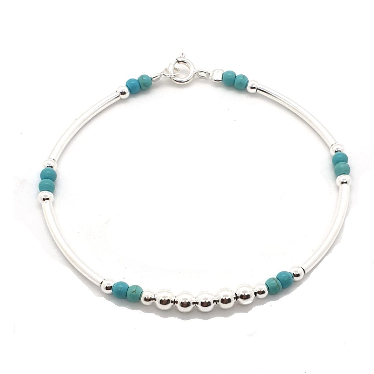 Bracelet Barú Argent Turquoise