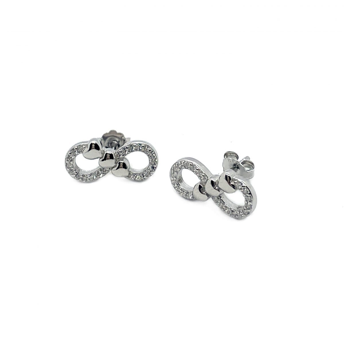 Boucle d’oreille Infinity Heart Love