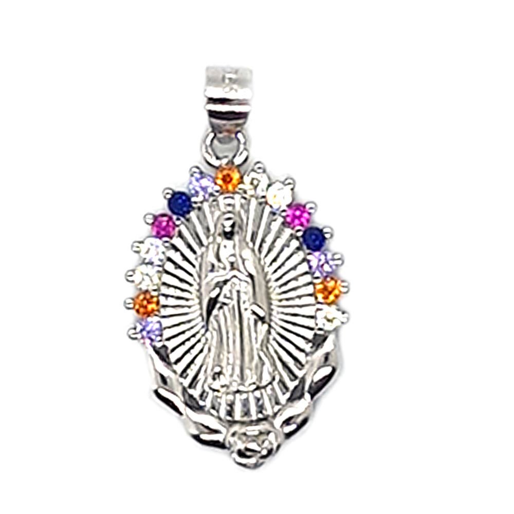 925 Sterling Silver Celestial Miraculous Medal for Sale