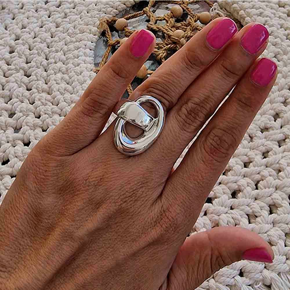 Oval Ring Sale Looking is made of 925 Sterling Silver