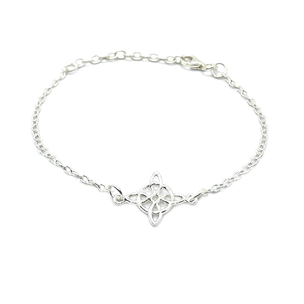 Witch Knot Bracelet Sale Protective Charm 925 Sterling Silver