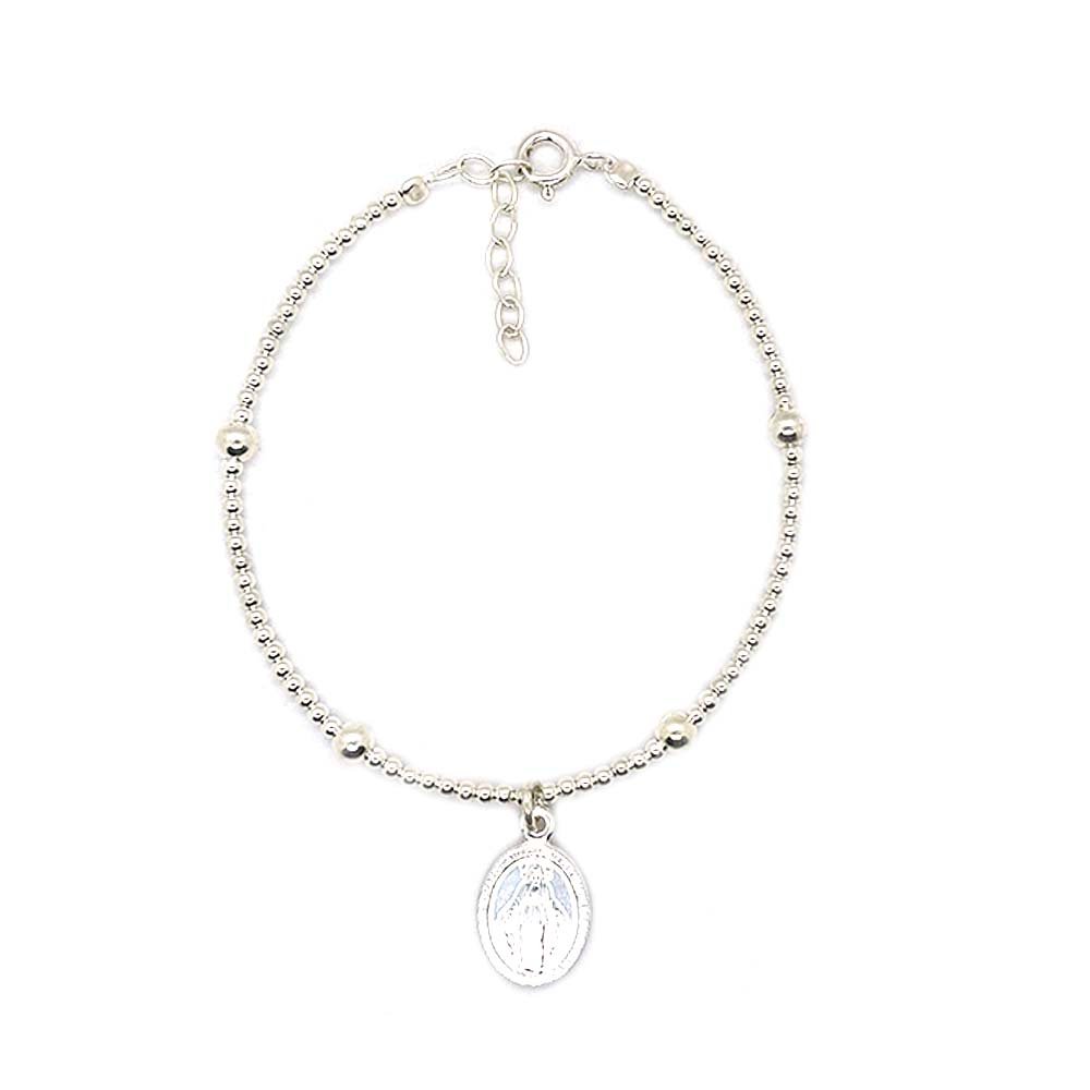 Miraculous Medal Bracelet for Sale 925 Sterling Silver