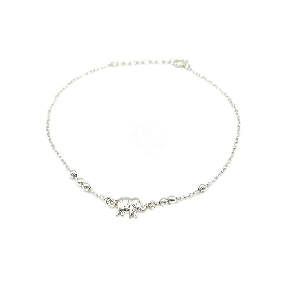 venta de tobillera elefante de plata 925