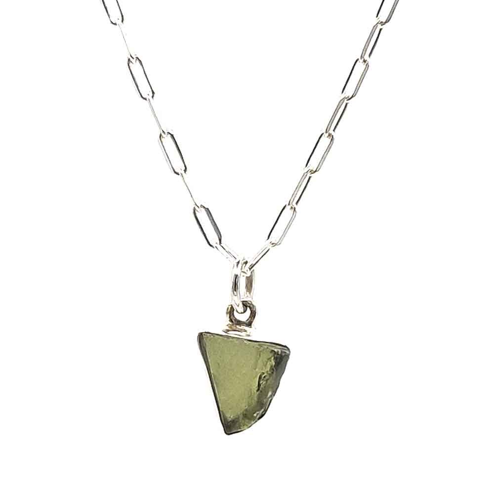 venta de colgante moldavita con cadena