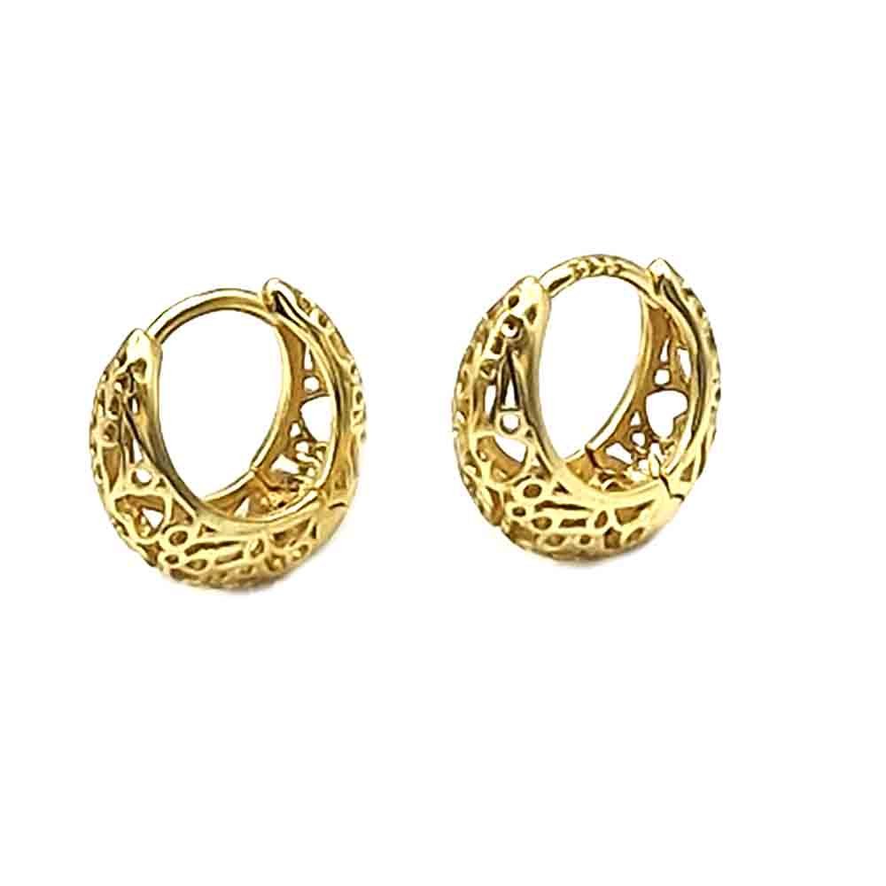 venta de pendientes aros canasta amira corazon de plata 925