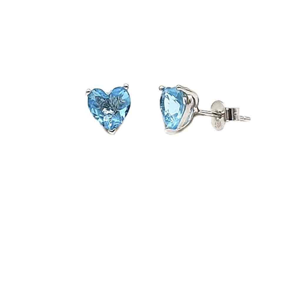 venta pendiente corazón azul ilusion de plata 925