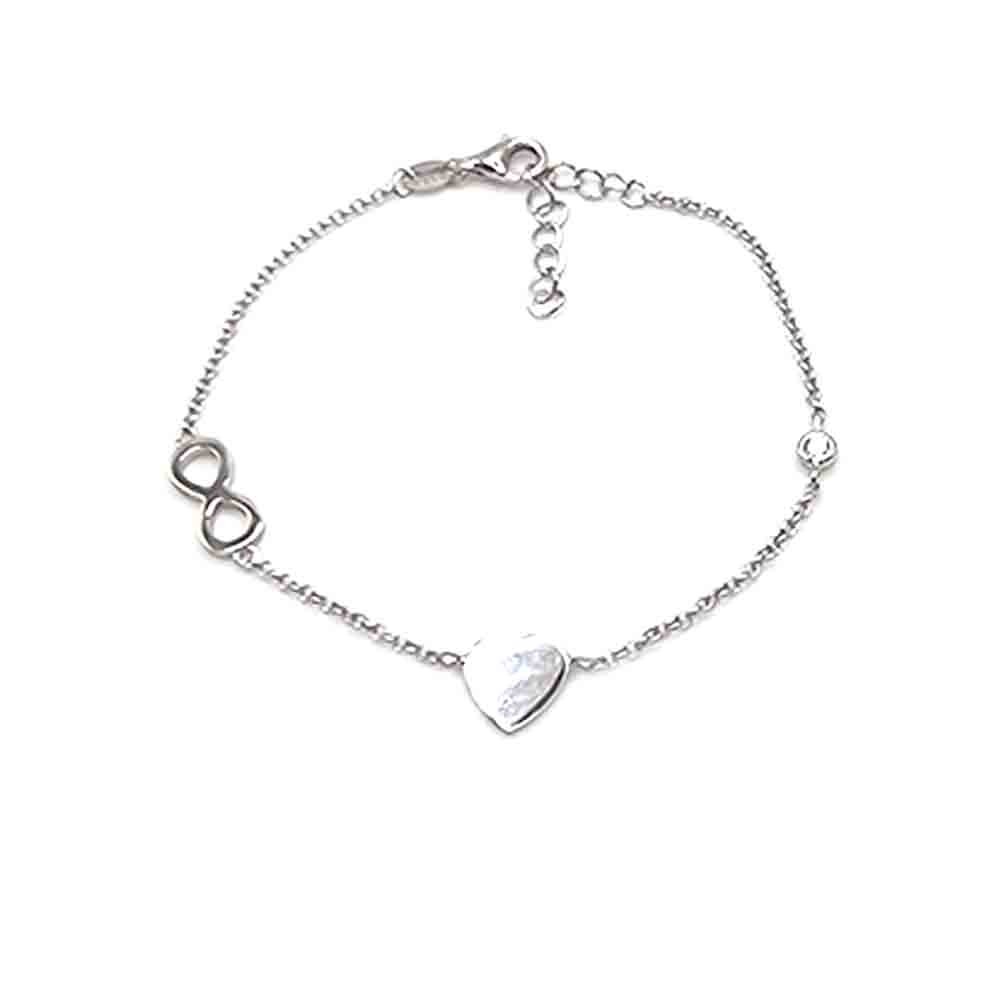venta de pulsera eterna love de plata 925
