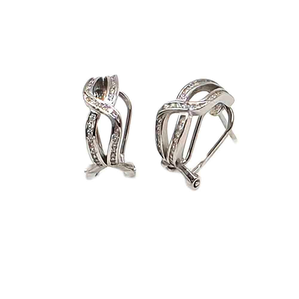 venta de pendiente omega alhena de plata 925