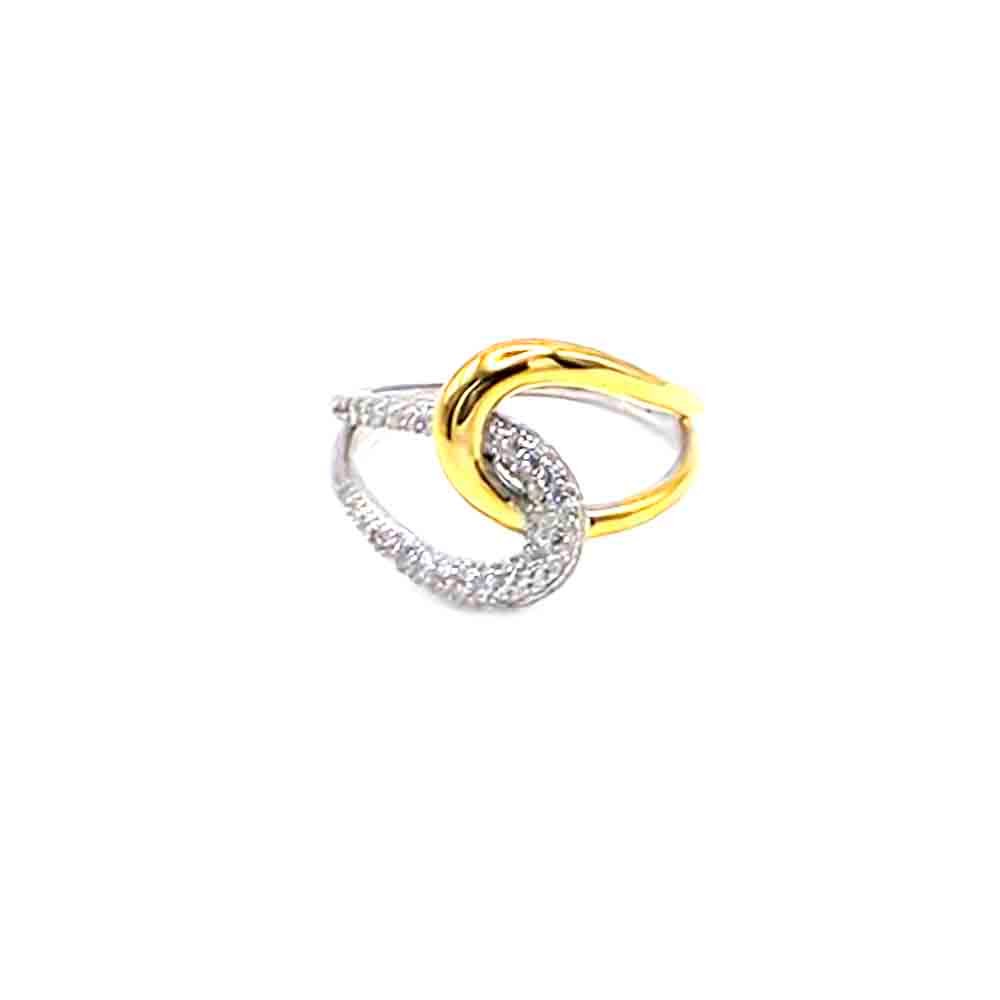 venta de sortija alma de plata 925 combinando dorado y plata