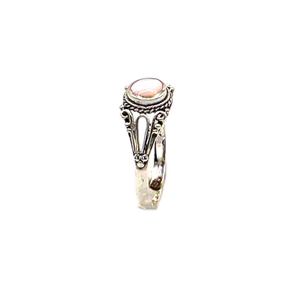 venta de anillo luz mistica de plata 925 y piedra agata